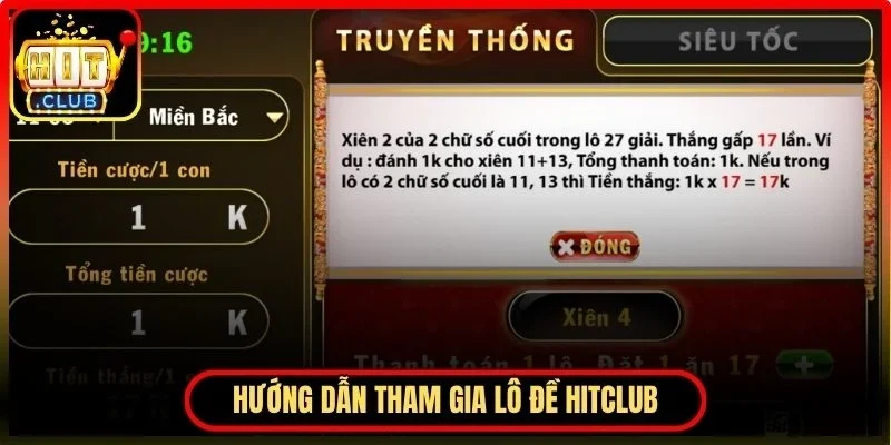 Lô Đề Hitclub – Sảnh Ghi Số Online Uy Tín Tỷ Lệ Thưởng Cao 4 Hitclub Cách tham gia lô đề Hitclub