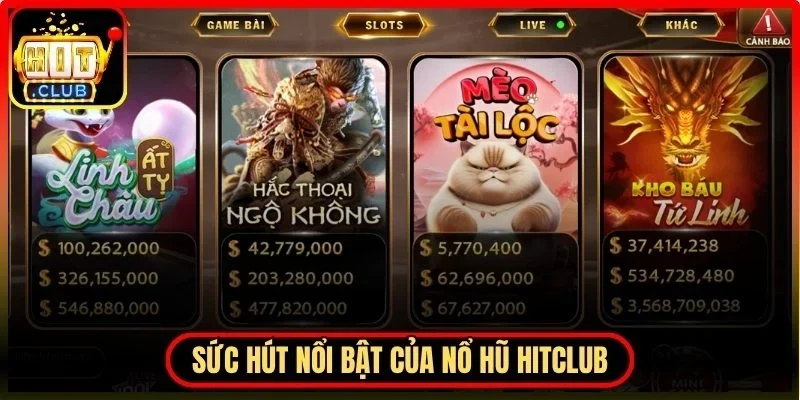 Nổ Hũ Hitclub – Trải Nghiệm Săn Jackpot Hấp Dẫn Mỗi Ngày 1 Hitclub Sức nặng của trải nghiệm tạo nên sức hút của nổ hũ Hitclub